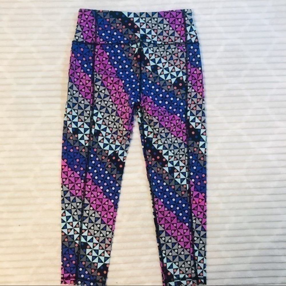 Victoria’s Secret Knockout Geo Polka Dot Crop Leggings Capri Tights size Small